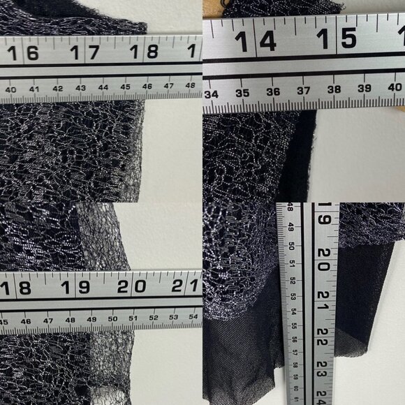 Express Sequin Silver Sleeveless Layering Top V-Neck Size Large Metallic Party L - Picture 5 of 6